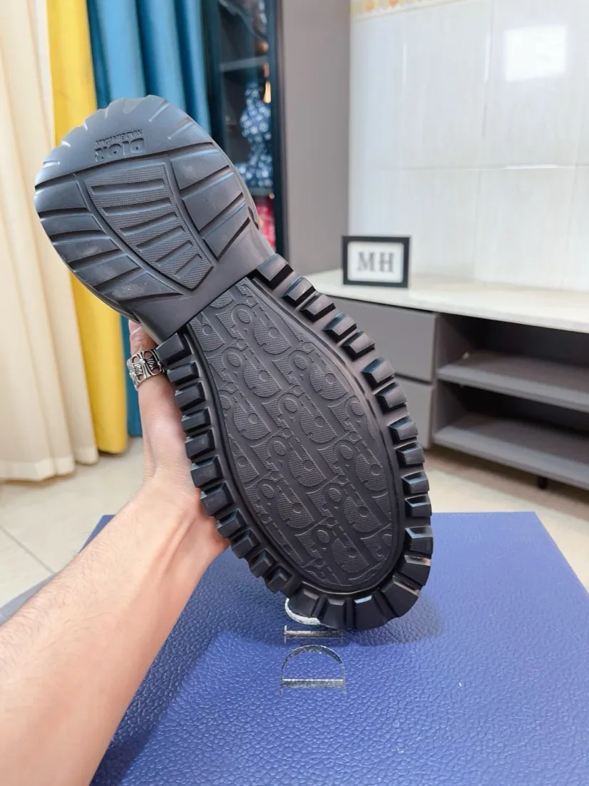 Men's shoes💰600🌹🌹【Dior】 All materials selected on the official website are carefully made according to the original materials💥Only the most beautiful and best original shoes😡The upper is made of the same material as the counter, elastic breathable mesh and glue combined💥TPR original outsole💥Size: 38-44💥